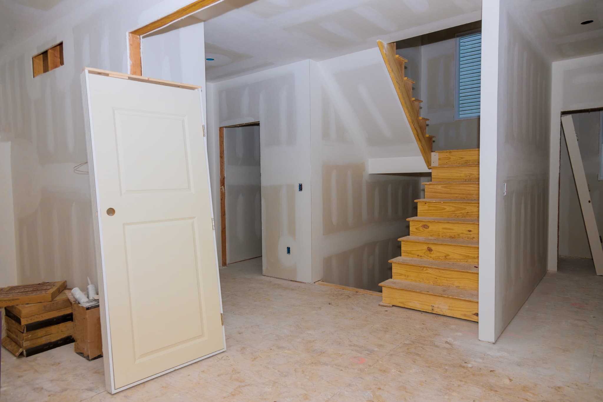 リフォーム中の家屋の内装
